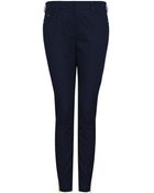 Mango Cropped Super Slimfit Trousers - Lyst