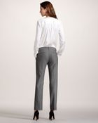 Theory Woolblend Pants - Lyst