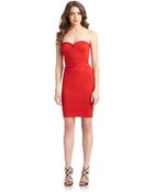 Zac Posen Sweetheart Bondage Jersey Dress - Lyst