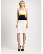 BCBGMAXAZRIA Strapless Reesie Dress - Lyst