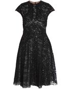 Elie Saab Short Lace Dress - Lyst