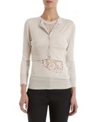 Nina Ricci Tromp Loeil Cardigan - Lyst
