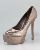 Alice + Olivia Willow Pointed Platform Pump - Lyst