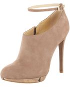 B Brian Atwood Snakesole Ankle Bootie - Lyst