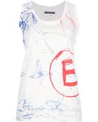 Balenciaga Sleeveless Tshirt - Lyst