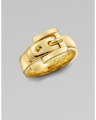 Michael Kors Belt Buckle Ring - Lyst