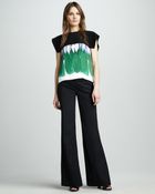 Tibi Wide-Leg Easy Trousers - Lyst