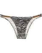 Vix Africa Zebra Print Bikini Briefs - Lyst