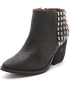 Jeffrey Campbell Doa Skull Stud Booties - Lyst