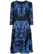 Erdem Leaf Print Dress - Lyst