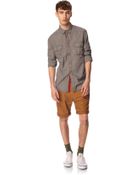 French Connection Wildcat Indigo Gingham Shirt - Lyst