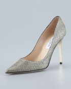 Jimmy Choo Abel Glitter Pointed Pump - Lyst