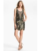 Haute Hippie Embellished Tank Dress - Lyst