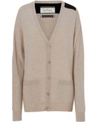 By Malene Birger Champagne Cashmere Sebastian Cardigan - Lyst