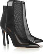 Reed Krakoff Leather and Mesh Ankle Boots - Lyst