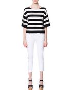 Zara Wide Stripe Sweater - Lyst