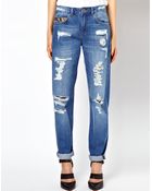 Asos Rocco Boyfriend Jeans - Lyst