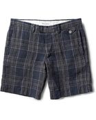 Michael Bastian Slim-Fit Plaid Linen Shorts - Lyst