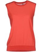 Theyskens' Theory Sleeveless Jumper - Lyst