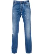 Dolce & Gabbana Slim Fit Clear Jean - Lyst