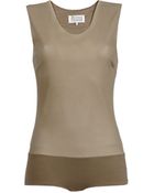 Maison Margiela Sleeveless Tshirt - Lyst