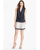 Diane von Furstenberg Amya Silk Top - Lyst