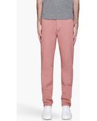 Paul Smith Slim Fit Twill Trousers - Lyst