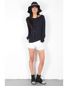Citizens Of Humanity Chloe High Waist Cut Off Short - Lyst