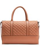 Mango Touch Quilted Bowling Bag - Lyst