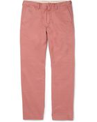 J.Crew Slim Fit Brushed Cotton Trousers - Lyst