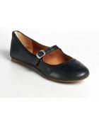 Lucky Brand Esmie Metallic Leather Flats - Lyst
