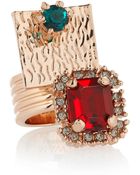 Mawi Swarovski Crystal Ring - Lyst
