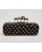 Alexander McQueen Bees Long Knuckle Box Clutch Bag - Lyst