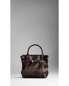 Burberry Medium Python Tote Bag - Lyst
