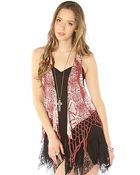 RVCA The Sacred Spirit Open Fringe Vest - Lyst