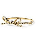 Kate Spade Skinny Mini Bow Bangle - Lyst