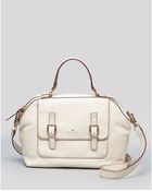 Kate Spade Leather Satchel - Lyst