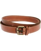 Asos Asos Edge Stitch Leather Belts - Lyst