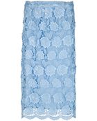 Christopher Kane Lace Pencil Skirt - Lyst