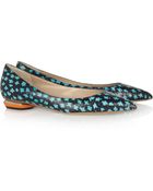 Nicholas Kirkwood Printed Elaphe Flats - Lyst