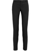 Saint Laurent Woolgabardine Skinny Pants - Lyst