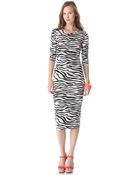 By Malene Birger Husia Zebra Dress - Lyst
