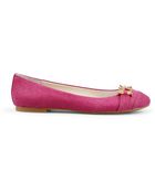 C. Wonder Shagreen Embossed Logo Ballet Flat - Lyst