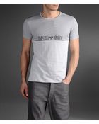 Emporio Armani Crew Neck Tshirt with Print - Lyst