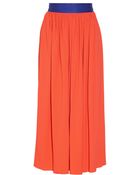 Roksanda Ilincic Riven Stretch-Crepe Midi Skirt - Lyst