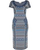 Temperley London Mimi Jacquard Sleeveless Dress - Lyst