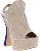Jeffrey Campbell Sling Back Platform - Lyst