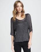 Vince Metallic Sweater - Lyst