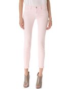 J Brand 811 Mid Rise Luxe Twill Skinny Jeans - Lyst