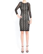 Alice + Olivia Dandi Open Keyhole Back Dress - Lyst